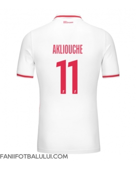 AS Monaco Maghnes Akliouche #11 Tricou Fotbal Replică 2024-25 Barbati Acasa